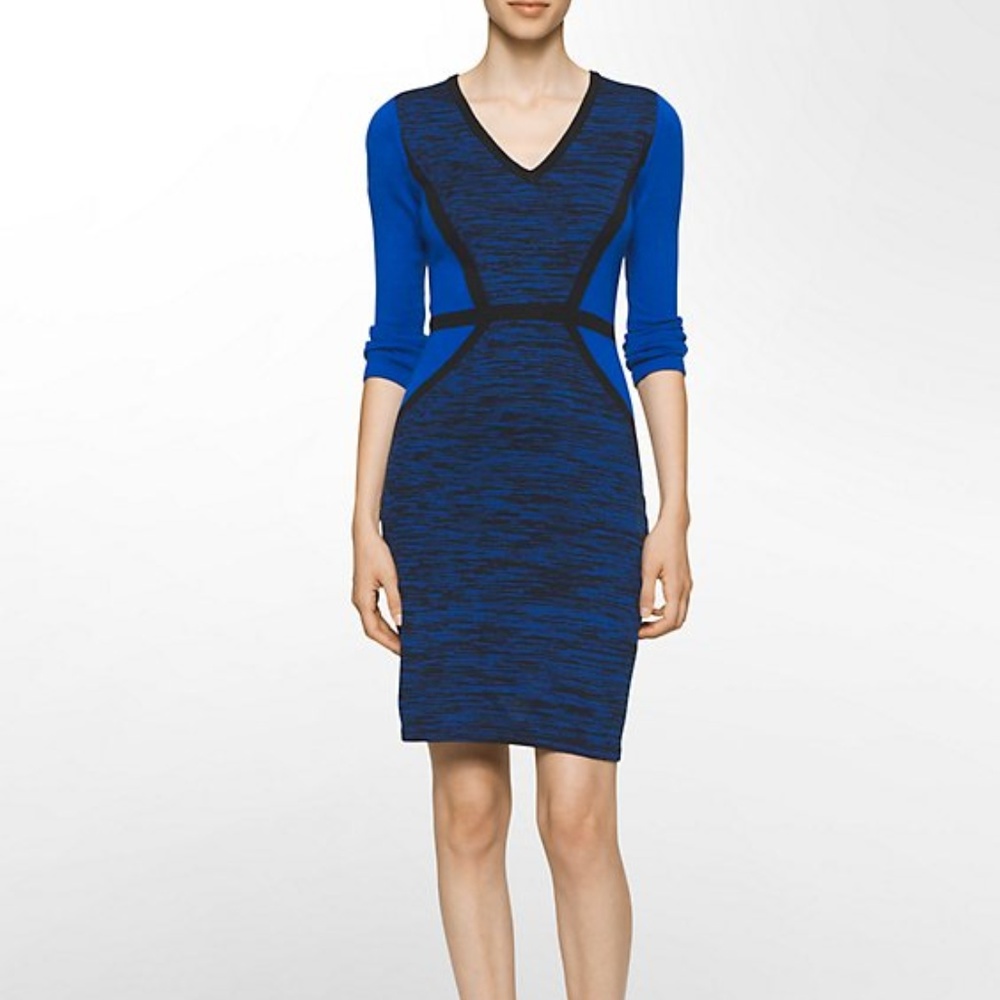 Calvin Klein 3/4 SLEEVE SWEATER DRESS